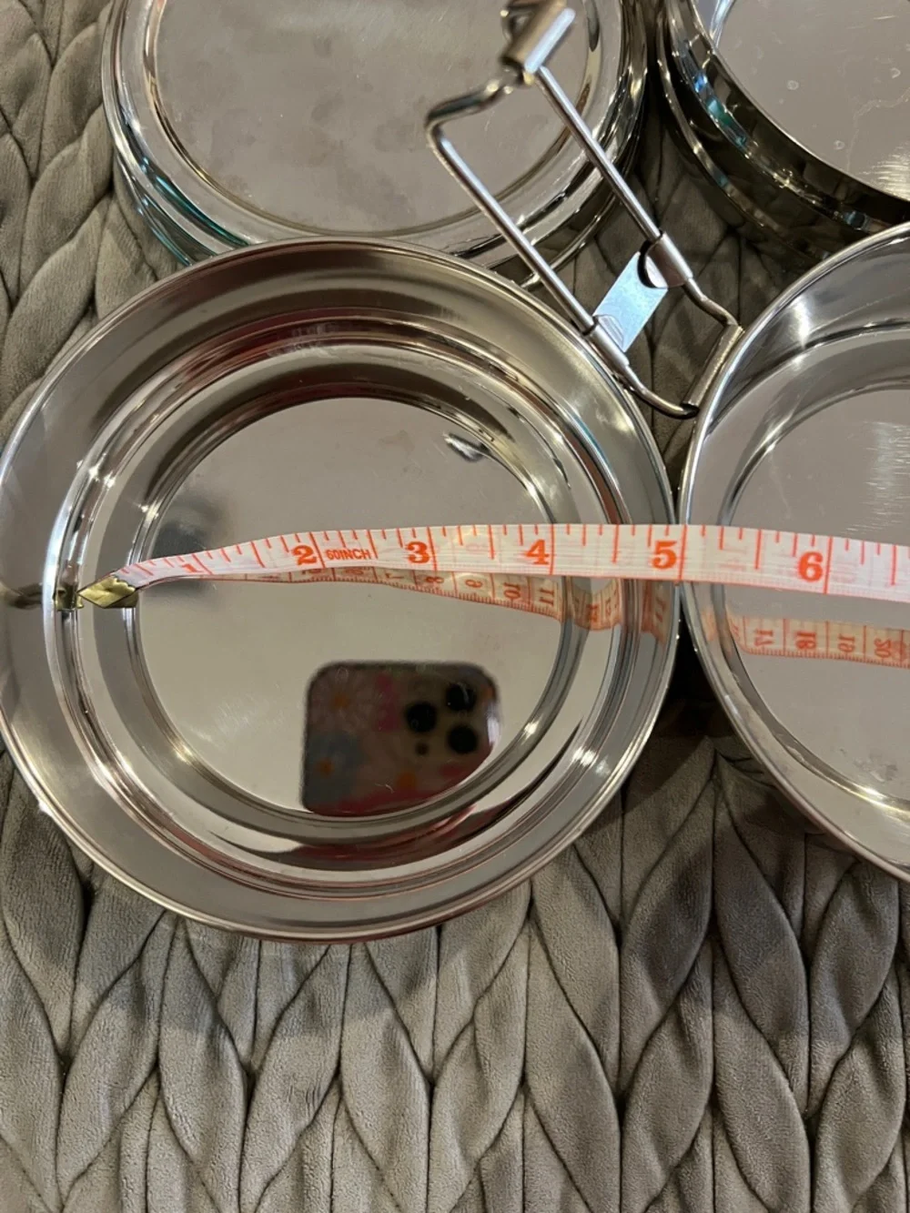 Stainless Steel Bento / Tiffin 4 pc